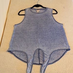 Mossimo- Womens Tank Top- Knot Front- XL